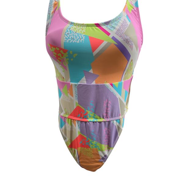 NWT Body Glove Multicolored High Waist One Piece Swimsuit - Picture 3 of 6